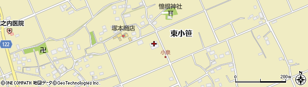 千葉県匝瑳市東小笹362周辺の地図