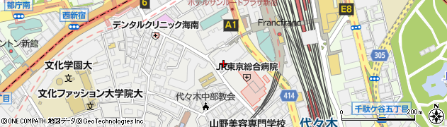 ソニー生命保険株式会社新宿ライフプランナーセンター　第１１支社周辺の地図