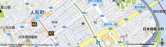 東京都中央区日本橋人形町2丁目33-8周辺の地図