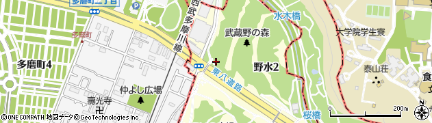 欅橋周辺の地図