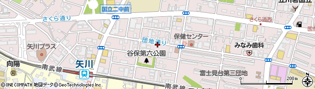 タイムズ国立富士見台第３駐車場周辺の地図