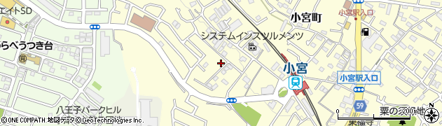 東京都八王子市小宮町1187周辺の地図