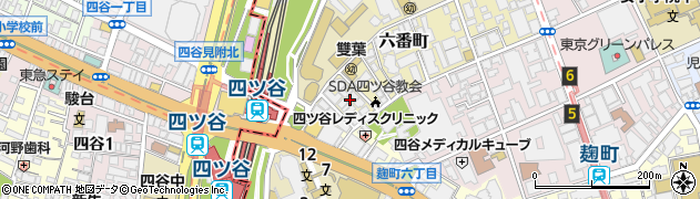東京都千代田区六番町13周辺の地図