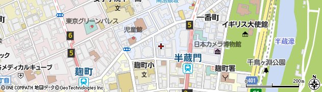 東京都千代田区一番町17-6周辺の地図