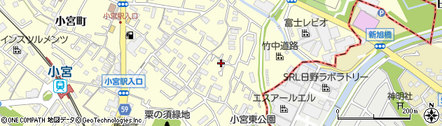 東京都八王子市小宮町1021周辺の地図