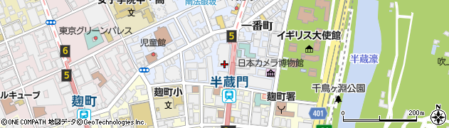 東京都千代田区一番町21周辺の地図