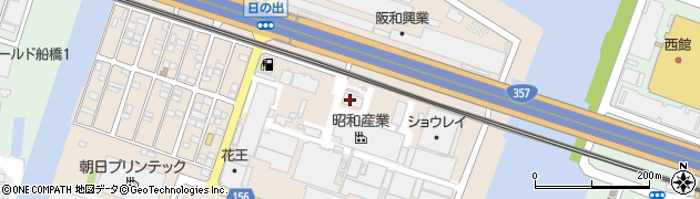 日本ピュアフード株式会社船橋プラント周辺の地図