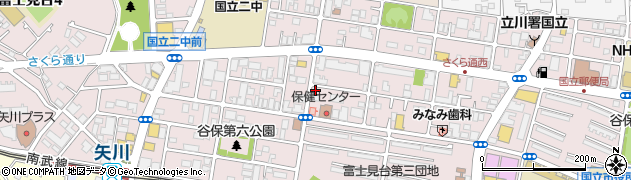 タイムズ国立富士見台第２駐車場周辺の地図