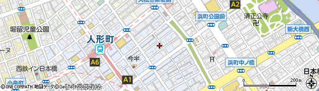 東京都中央区日本橋人形町2丁目22-8周辺の地図