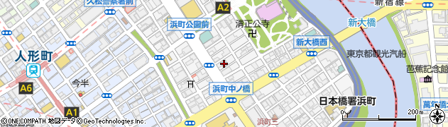 東京都中央区日本橋浜町2丁目27周辺の地図