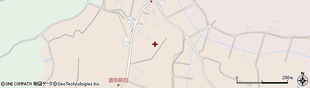 千葉県佐倉市直弥周辺の地図
