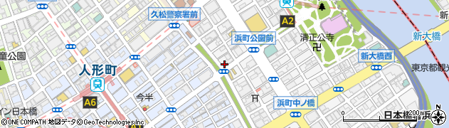 株式会社あけぼの　日本橋浜町店周辺の地図