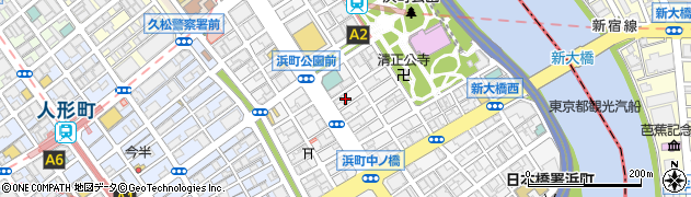 東京都中央区日本橋浜町2丁目29周辺の地図