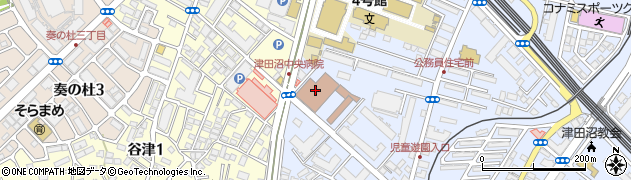 ゆうちょ銀行習志野店 ＡＴＭ周辺の地図