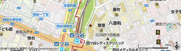 東京都千代田区六番町14周辺の地図