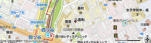 東京都千代田区六番町7-12周辺の地図