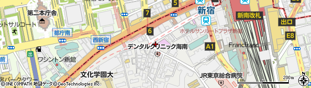 東京都渋谷区代々木2丁目周辺の地図
