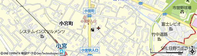 東京都八王子市小宮町872周辺の地図
