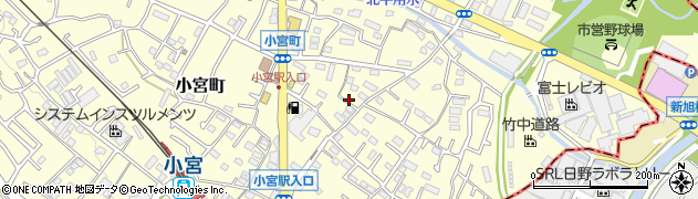 東京都八王子市小宮町862周辺の地図