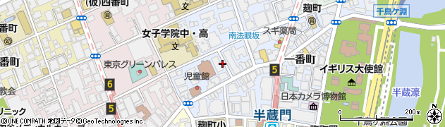 東京都千代田区一番町周辺の地図
