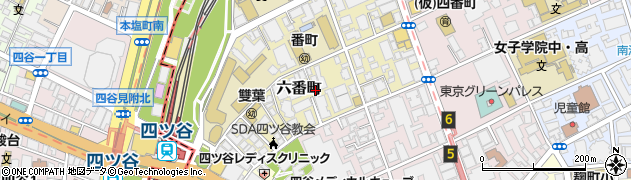 東京都千代田区六番町7-38周辺の地図