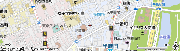 東京都千代田区一番町周辺の地図