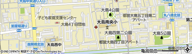 東京都江東区大島4丁目15周辺の地図