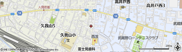 スワローチェーン　富士見ヶ丘店周辺の地図