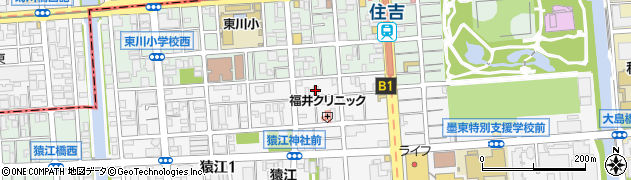 江睦荘周辺の地図