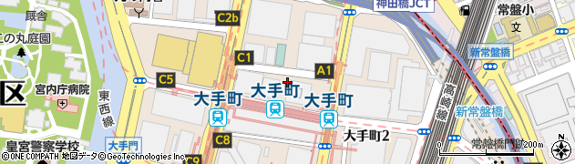東京都千代田区大手町周辺の地図