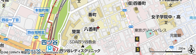 東京都千代田区六番町7-7周辺の地図