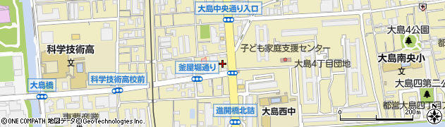 ガラス交換の生活救急車　江東区・受付センター周辺の地図