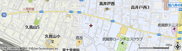 東京都杉並区高井戸西2丁目12周辺の地図