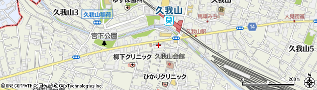 東京都杉並区久我山周辺の地図
