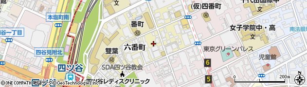 東京都千代田区六番町7-5周辺の地図