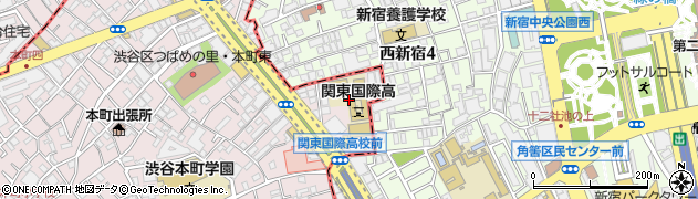 関東国際高等学校周辺の地図