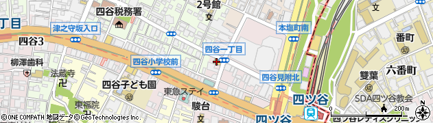 ニッポンレンタカー四谷営業所周辺の地図