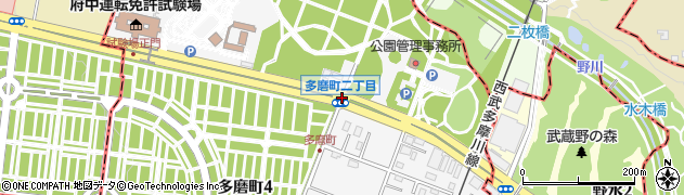 多磨町２周辺の地図