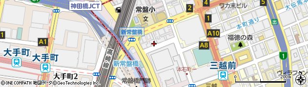 天鴻餃子房 日本橋 日銀通り店周辺の地図