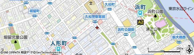 東京都中央区日本橋人形町2丁目27周辺の地図