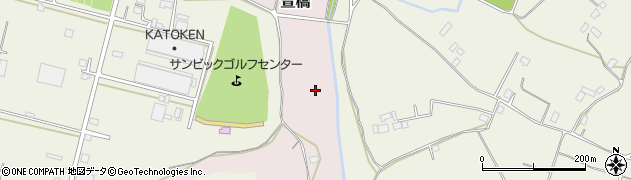 千葉県四街道市萱橋周辺の地図