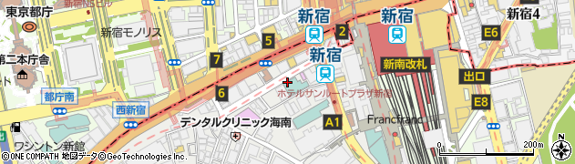 ブラッサム新宿駐車場【機械式 / ハイルーフ可】【日祝限定】周辺の地図