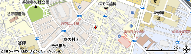 セブンイレブン習志野谷津１丁目店周辺の地図
