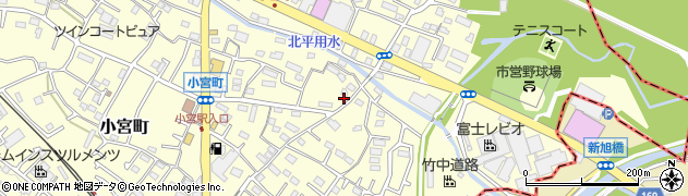 東京都八王子市小宮町972周辺の地図