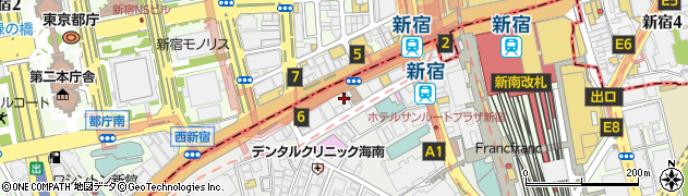 新宿成和ビル周辺の地図
