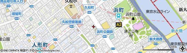 東京都中央区日本橋浜町2丁目14周辺の地図