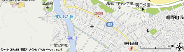 京都府京丹後市網野町浅茂川周辺の地図