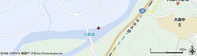 大桑橋周辺の地図