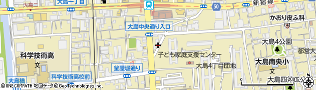 東京都江東区大島4丁目2周辺の地図