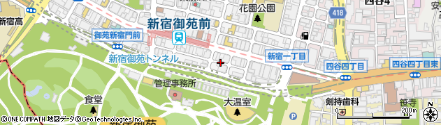 東京都新宿区新宿1丁目3周辺の地図